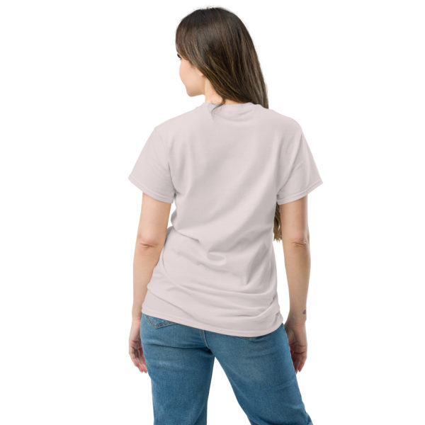 grey t-shirt for women, back